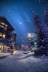 A Christmas village